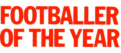Footballer of the Year logo for Commodore 64